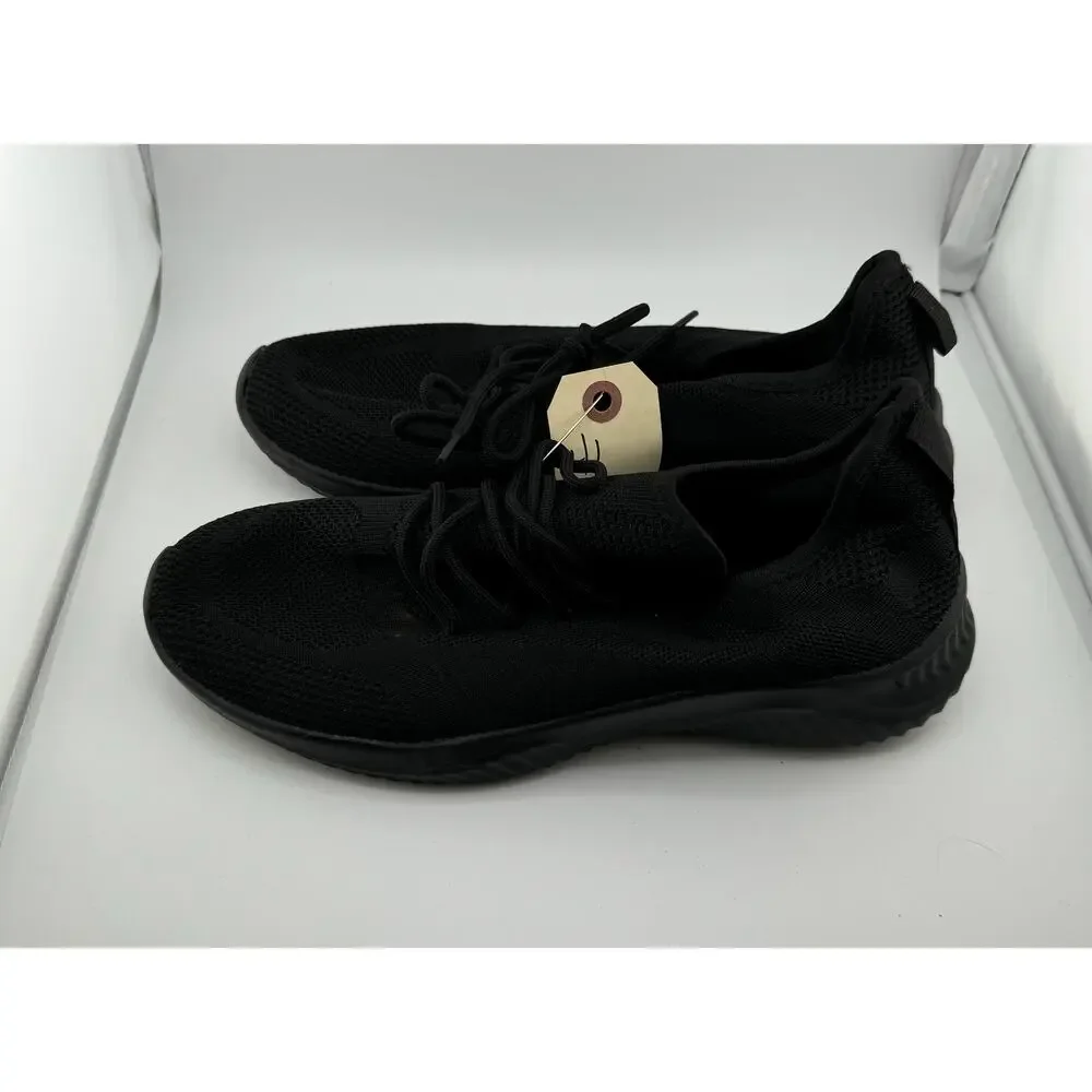 EUC Black Lightweight‎ Sneakers Womens Running Walking Tennis Shoes Comfort